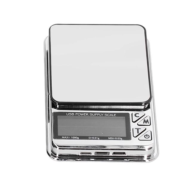 Joyzan Petite Balance Gramme Precision, 1000G 0.01G 7Unité Affichage LCD Médicament Bijoux Poudre Poche Numérique Electronique Précision Rétroéclairé Portable Cuisine Écran Tare Function Café Herbe