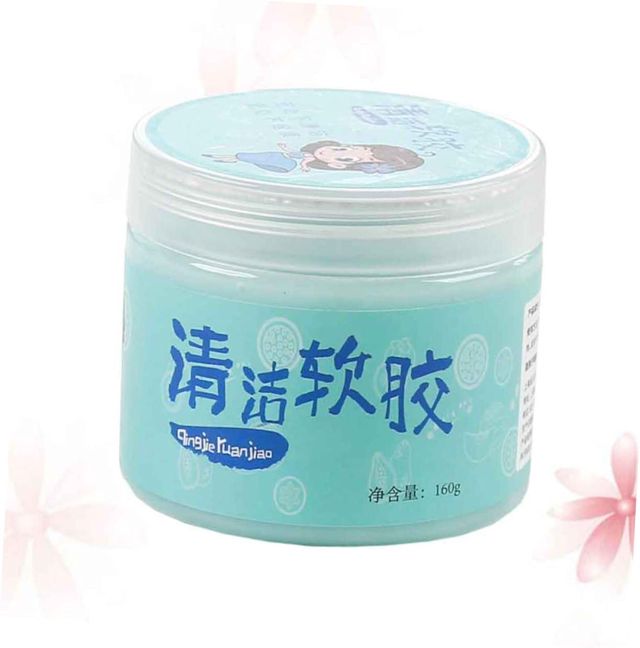 Gel Nettoyant Argile de Nettoyage pour Clavier Réutilisable en Gomme Végétale Léger pour Éliminer Poussière et Boue pour Bureau et Maison