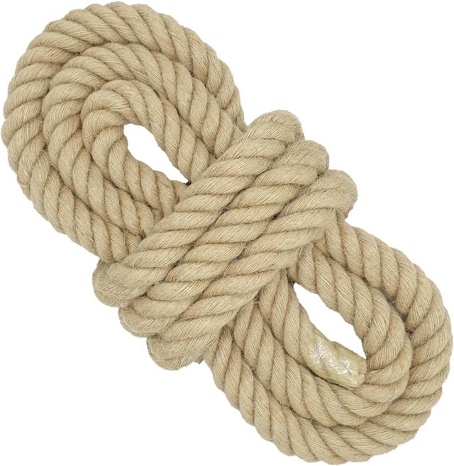 25 mm * 10 m Corde de Jute, Corde en Toile de Jute pour balançoire, tir, travaux manuels, Jardinage, hamac, décoration de la Maison, Garde-Corps, Quai
