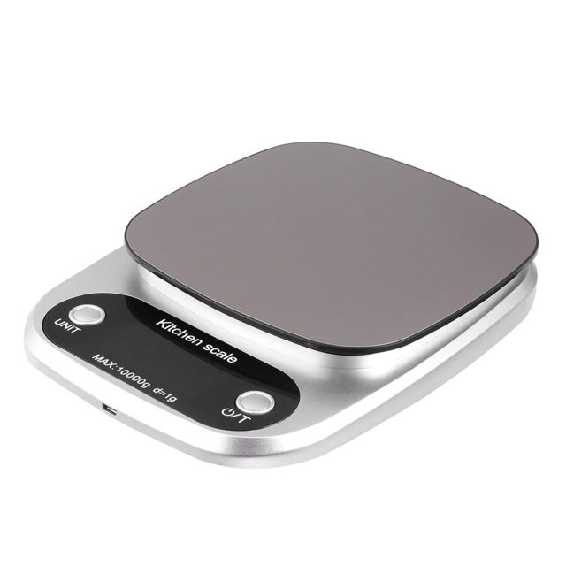 Alipis Balance 10Kg/1G en Acier Inoxydable Numérique Rechargeable Cuisine Précision Élevée pour Pâtisserie et Pesée D’Envoi