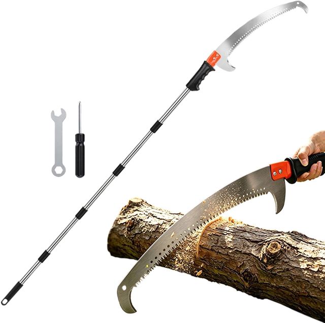 Élagueur Coupe-branches à long manche antidérapant robuste inoxydable