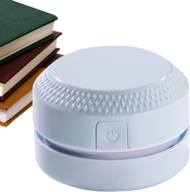 Poussière compacte à faible bruit | Outil de nettoyage pour petits espaces pour miettes, débris et fournitures d'artisanat parfaits pour bureaux, comptoirs, dortoirs universitaires