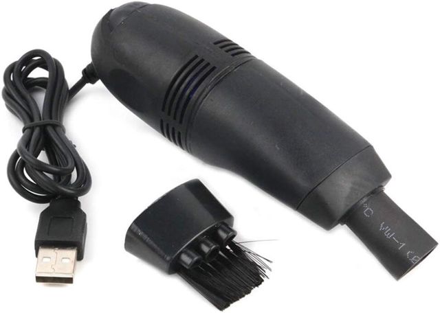 Mini nettoyeur de clavier d'ordinateur USB pour ordinateur portable et PC de bureau | Aspirateur USB réutilisable | Brosse de nettoyage pour ordinateur portable