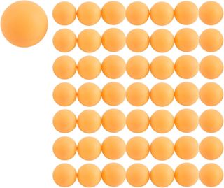 Paquet de 50 Balles de -Pong de Qualité SupéRieure Balle de Table de Formation AvancéE Balles LéGèRes Durables sans Couture Orange