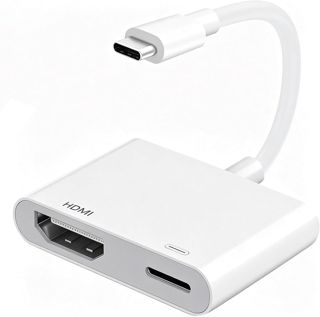 Adaptateur USB C vers HDMI pour iPhone 17/16/15, Adaptateur AV Numérique Type C, Convertisseur d'écran de Synchronisation Compatible avec iPhone, iPad, MacBook vers HDTV/Projecteur/Moniteur