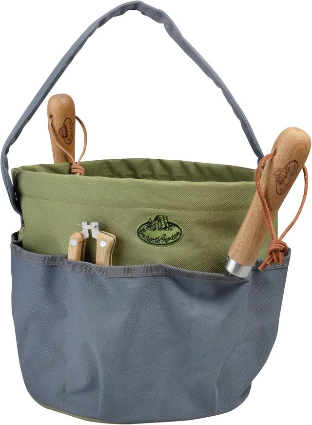 Esschert Fallen Fruits Sac Rond pour Outils de Jardin Gris