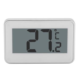 TOPINCN Thermomètre Numérique pour Réfrigérateur et Congélateur, avec Grand écran LCD, pour Réfrigérateur et Congélateur de Cuisine, Matériau ABS Sûr