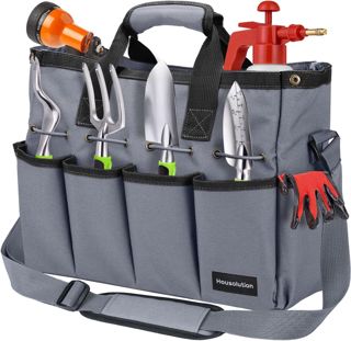 Housolution 14 Pouces Sac Fourre-tout de Jardinage - Vert Foncé