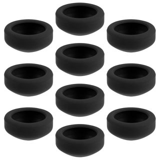 PRETYZOOM 10 Pièces Housse de Protection en Silicone Noir Dimensions 3x3x1,5cm Étanche et Anti-brûlure pour Thermomètre Cuisine pour Zones de Préparation Alimentaire