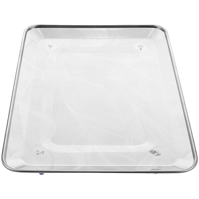 Toyvian Plateau de Pesée Acier Inoxydable Réutilisable pour Balance Électronique Plateau Polyvalent Stable pour Cuisine Fruits et Usage Commercial Accessoire Pratique pour Pesage Précis