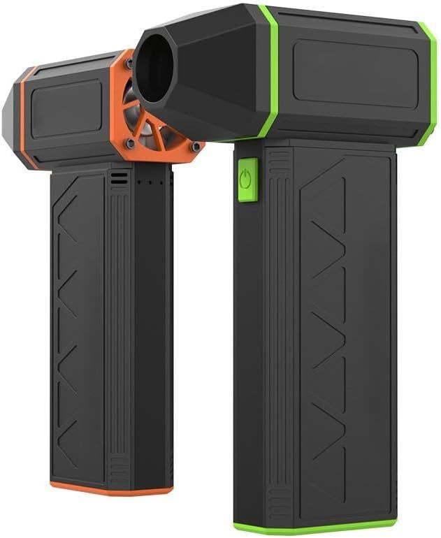 Dépoussiéreur électrique 120 000 tr/min sans fil 5000 mAh pour batterie pour clavier PC, outil de nettoyage de voiture (vert)