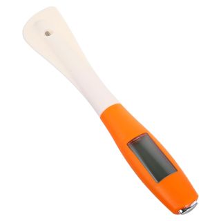 Angoily Spatule Thermomètre Numérique à Bonbons en Silicone Thermomètre Cuisine Digital 1 Pièce Couleur Orange Vif pour Cuisson Pâtisserie Chocolat Viande et Confiture