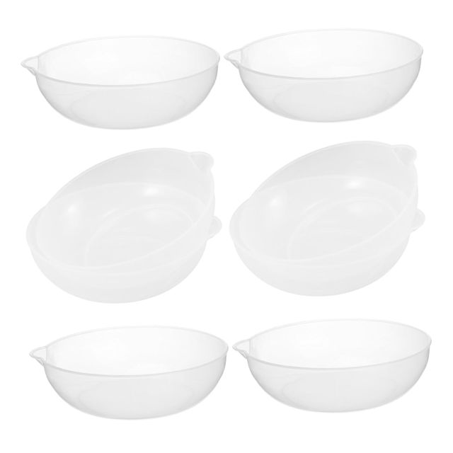 MAGICLULU Lot De 8 Plateaux Pour Balance Cuisine Électronique 800 Ml En Plastique Transparent Avec Graduations Intégrées Pour Pesée Précise Aliments Liquides Usage Domestique Et Professionnel