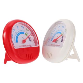 Thermomètre de 2 en Réfrigérateur de Plastique , Lot Rouge Mesure Précise