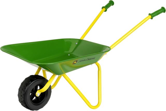 Theo Klein John Deere Brouette en métal, Jouet de motricité dès 3 an