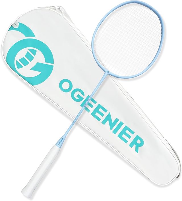 OGEENIER Raquette Badminton Adulte,1 surpoignée et 1 Housse de Transport
