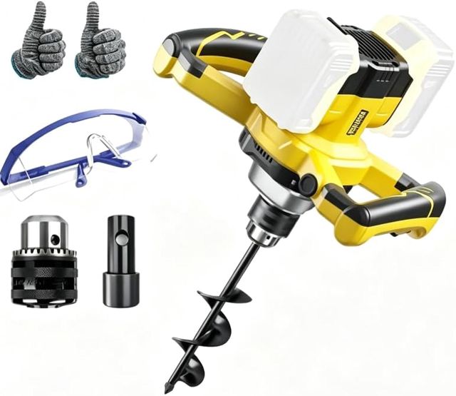 Professional Tarière sans Fil Compatible avec Dewalt 20 V Batterie