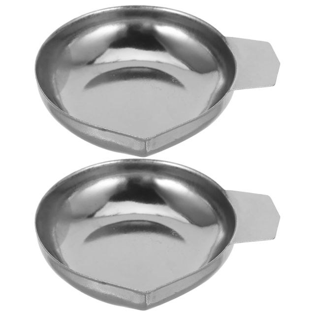 SHINEOFI 2 Pièces Plateau de Balance Alimentaire Acier Inoxydable pour Pesée Précise Cuisine et Restaurant