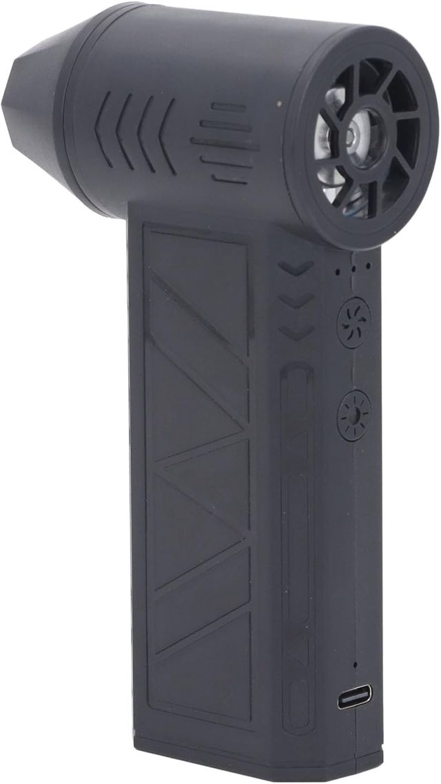 Dépoussiéreur à Air comprimé, Souffleur à Jet Sec, Vitesse Réglable en Continu, Souffleur d'air Portable Silencieux 150 W 30 A Rechargeable pour Le Nettoyage de Clavier