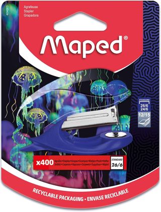 Maped - Agrafeuse Deepsea Paradise - Attache jusqu'à 15 feuilles