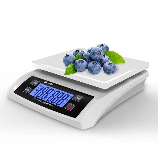 30kg Balance de Cuisine Professionnelle NuméRique en balance Alimentaire Balance de Cuisine Comptant les éChelles Multifonctionnel avec LCD Balances Alimentaire pour Alimentaire (Noir)