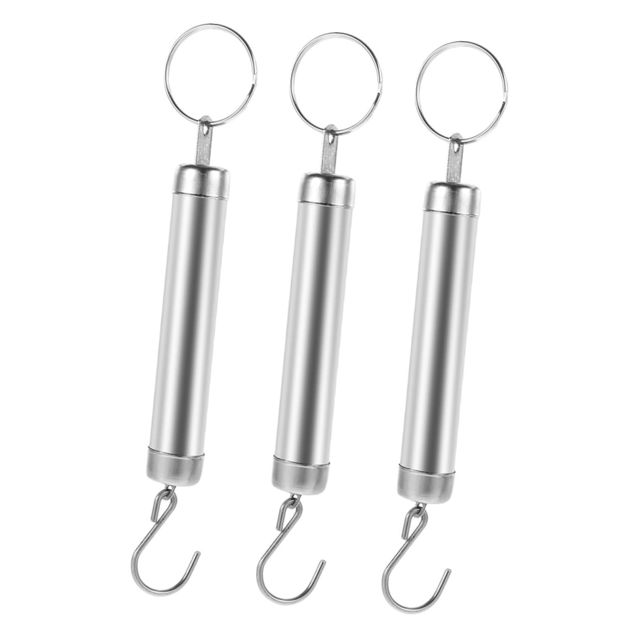Balance Cuisine Mécanique Suspendue 3 Pièces en Acier Inoxydable