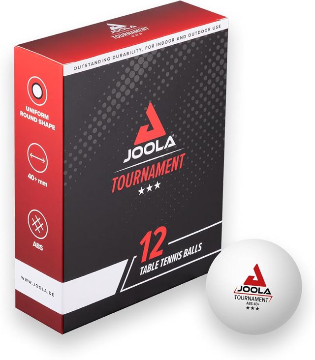 JOOLA Balles de ping-Pong 3-Star, Qualité Premium, 3 étoiles, Excellentes caractéristiques de Jeu et Longue durée de Vie, Compatibles Indoor et Outdoor