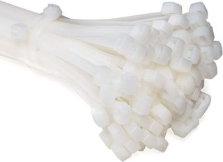 ERKO Collier de Serrage 150x2,5mm, 100 pcs, Blanc
