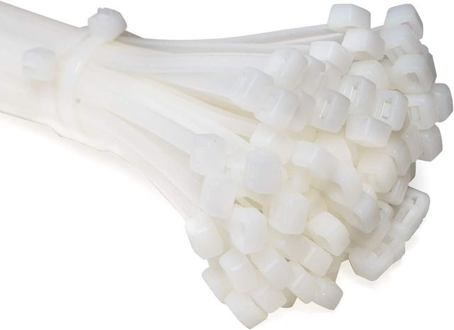 ERKO Collier de Serrage 150x2,5mm, 100 pcs, Blanc