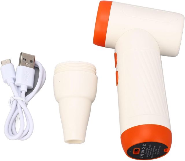 Souffleur d'air portable à haute vitesse comprimé à air comprimé avec lampe de poche idéale pour le nettoyage des voitures de bureau à domicile