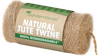 GardenGloss Ficelle en Jute 100 % Naturelle - 100 m x 1 mm