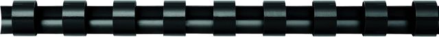 Fellowes - Pack de 100 Anneaux plastiques - 8 mm A4 - Noir - Dossier 21 à 40 pages