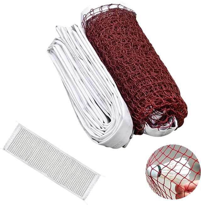 Filet de Badminton Portable Filet de Volley-Ball de Tennis Pliable Réglable