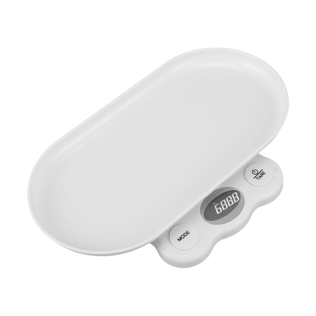 Fdit Balance de Cuisine Numérique avec Plateau Amovible, Balance Alimentaire électronique de 15 Kg pour Ingrédients de Cuisson, Compacte pour Animaux de Compagnie avec écran