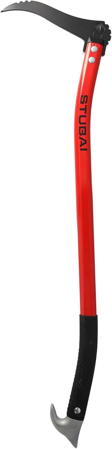 STUBAI Handsappie | Manche Ergonomique incurvé en Aluminium | 700 mm | Tire-Branche | Pince à Main pour ramasser, déplacer et Transporter des Morceaux de Bois et des Troncs d'arbres