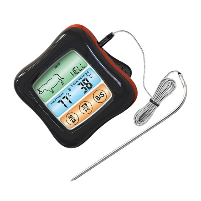 PRETYZOOM Thermomètre Alimentaire à Écran Tactile Thermomètre Numérique pour Barbecue Service Et Utilisation en Cuisine