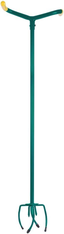 GARDIREX - Griffe de Jardinage à Rotation en Acier - Outil de Jardin Utilisation Debout pour bêcher et désherber - Gardirex