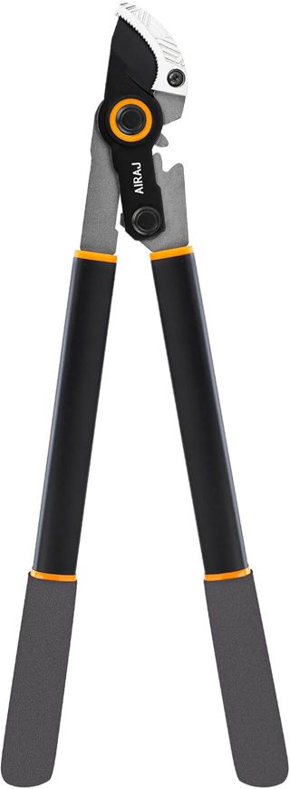 AIRAJ 52CM Coupe-Branches, Haute Résistance Coupe Branche, Lames en Acier Carbone Tranchantes, Coupe Jusqu’à 4 cm, Outil d’Élagage pour Branches Sèches et Humides