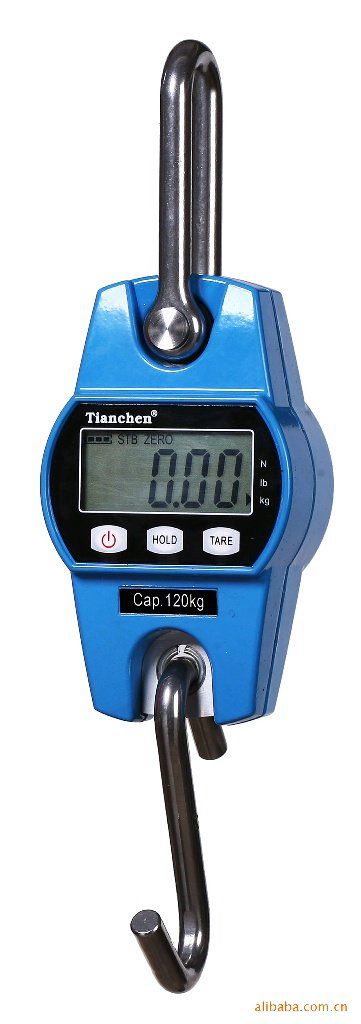 Mini type de LCD avec un poids de balance de cuisine balance électronique haute précision avec grue Échelle numérique Échelle à suspendre CE 50 kg bleu