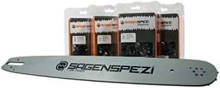 Sägenspezi Guide 37cm 3/8" 1,6mm et 4 chaînes à gouge semi-carrée pour Stihl E15