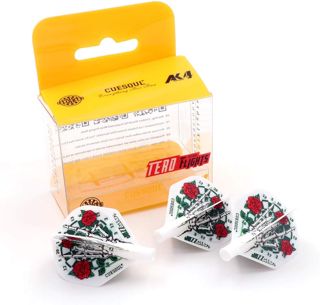 CUESOUL TERO AK4 Dart Flights Forme Standard/Slim avec Motif Attrayant, Lot de 3 pièces