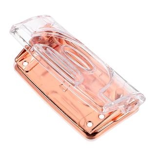 Perforatrice Rose Doré Portable pour Cartes et Enveloppes, Bureau