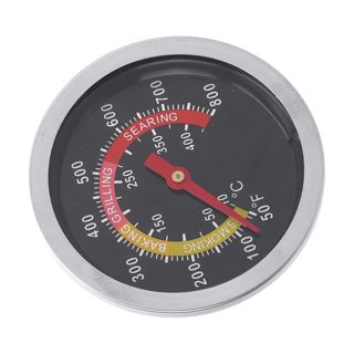 Dioche Thermomètre de Cuisson des Aliments Thermomètre de Four en Acier Inoxydable de Cuisson de Cuisine à Cadran de 2,4 Pouces avec Filetage M10 pour Barbecue à Frire et Fumoir - Mesure Précise de la