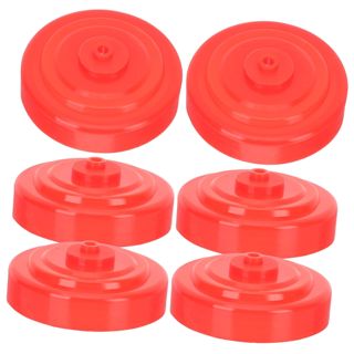 POPETPOP Lot de 6 Housses de Protection pour Thermomètre Culinaire en Silicone Rouge, Réutilisables, Légères et Faciles à Transporter Cuisine