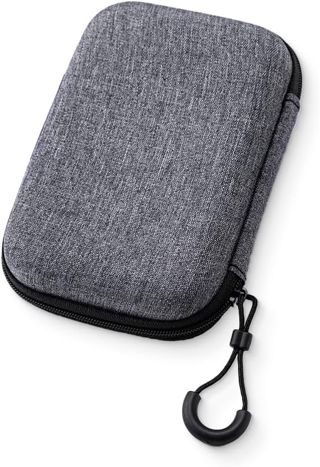 JEYORZY 1 pcs Étui pour Disque Dur externe - Antichoc pour SSD Portable de 2,5 Pouces, Pochette avec Proche Filet, pour câble et Accessoires, Coque Rigide de Sac Sacoche Protection Pochette Case, noir