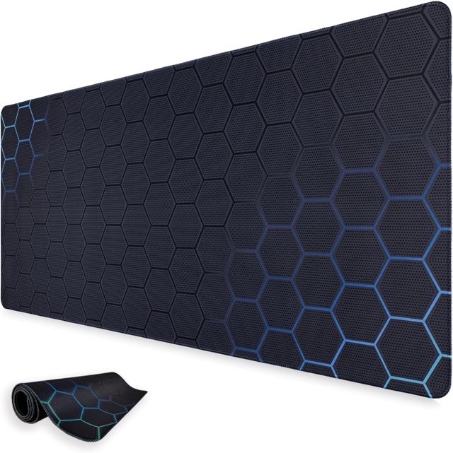 Niviy Tapis de Souris XXL Noir 900x400mm sous Main Ergonomique