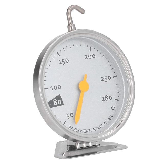 FTVOGUE Thermomètre de Four Thermomètre à Cadran Alimentaire en Acier Inoxydable 122 à 536 Degrés F Crochet Rotatif Haute Précision pour Barbecue Cuisine Cuisson Rôtissage Cuisson