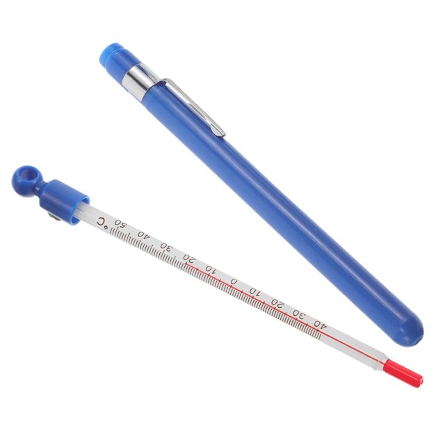 Toyvian Thermomètre à Vin en Verre pour Brassage Maison avec Tube Protecteur Indicateur de Température Précis Cuisine Intérieure Outil de Mesure Rapide et Facile à Lire Thermomètre de
