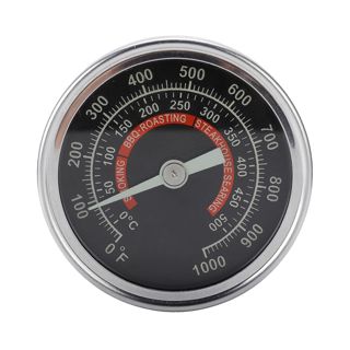 HEALLILY Thermomètre de Cuisine Acier Inoxydable Mesure Précise Jusqu pour Four et Cuisson Affichage Analogique avec Aiguille Phosphorescente et Facile à Utiliser