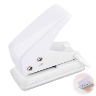 Mini Perforateur Monotrou, Machine à Trou Feuille Compacte pour Bureau, Maison, École, Poinçonneuse Papier DIY, Reliure de Fichiers, Albums Photo, Scrapbooking, Trouilloteuse Portable